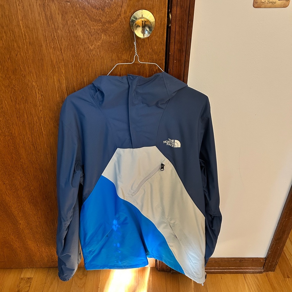 The North Face Navy and White Jacket